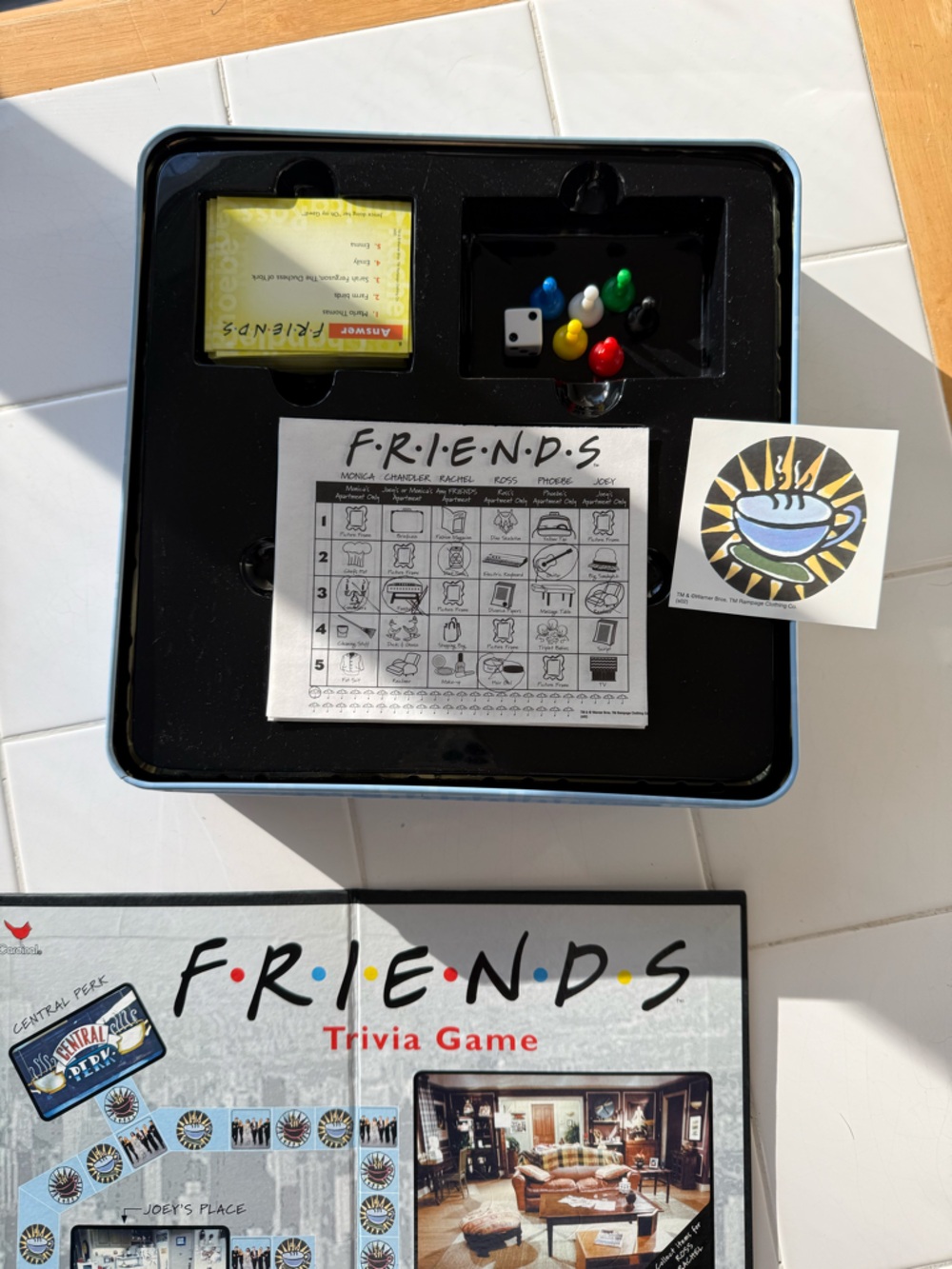 FRIENDS Trivia Board Game Collectors Cardinal Games TV Show 90s Y2K - Picture 8 of 13